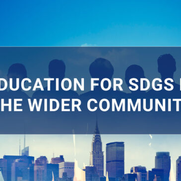 17.4.3 Education for SDGs in the wider community